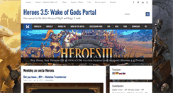 Desktop Screenshot of heroes3wog.net